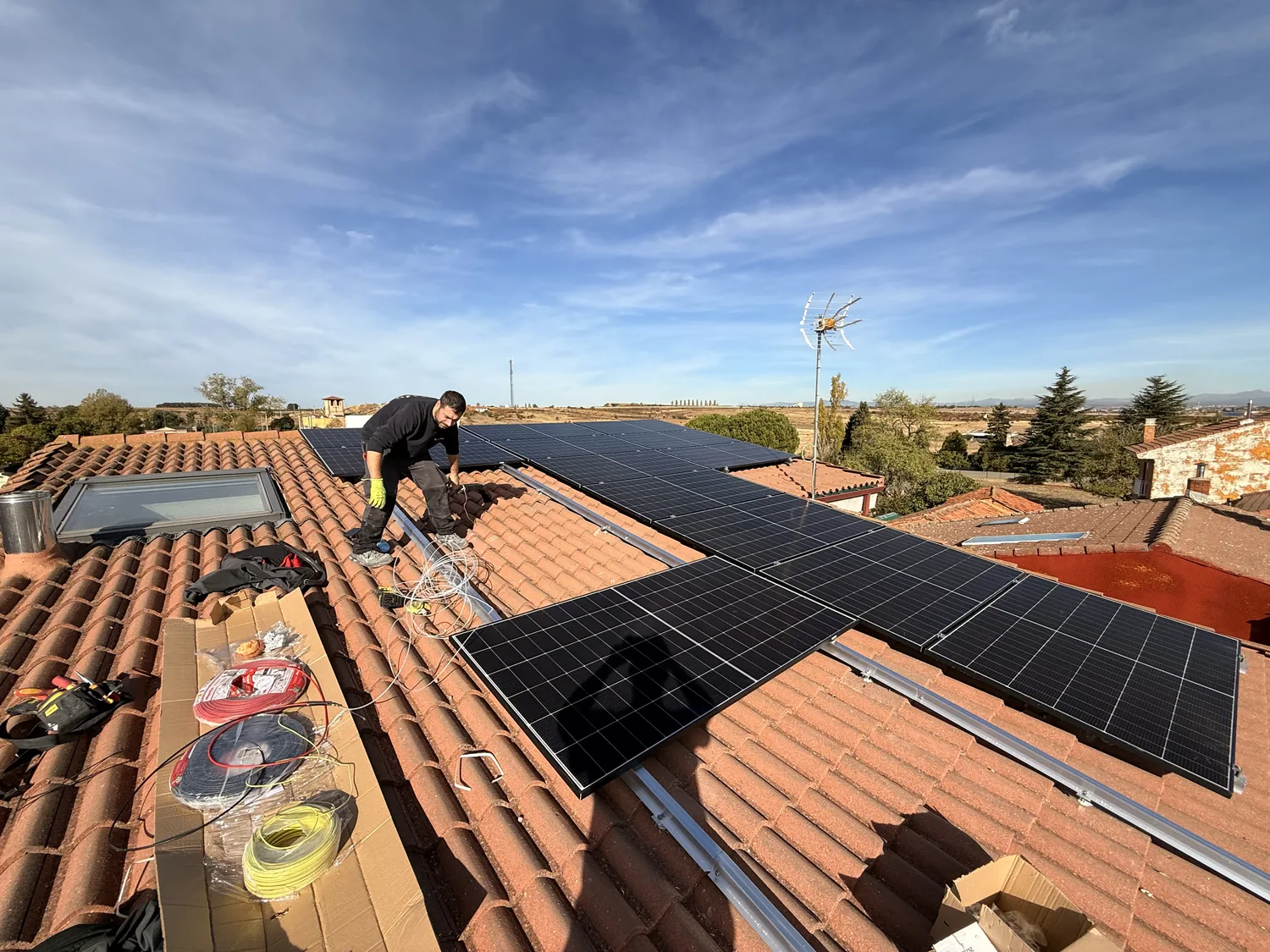 Proyecto fotovoltaico realizado por Ecovolt Renovables